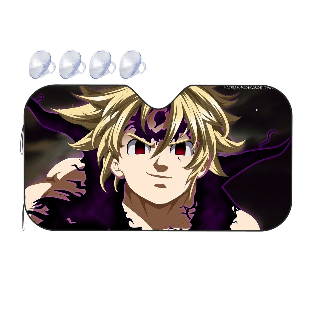 The Seven Deadly Sins Meliodas  Car Sunshade