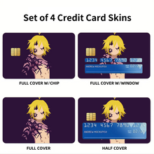 Load image into Gallery viewer, The Seven Deadly Sins Meliodas  Credit Card Skins (4-in-1 Pack)
