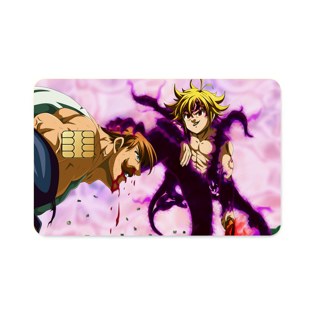 The Seven Deadly Sins Meliodas  Credit Card Skins (4-in-1 Pack)