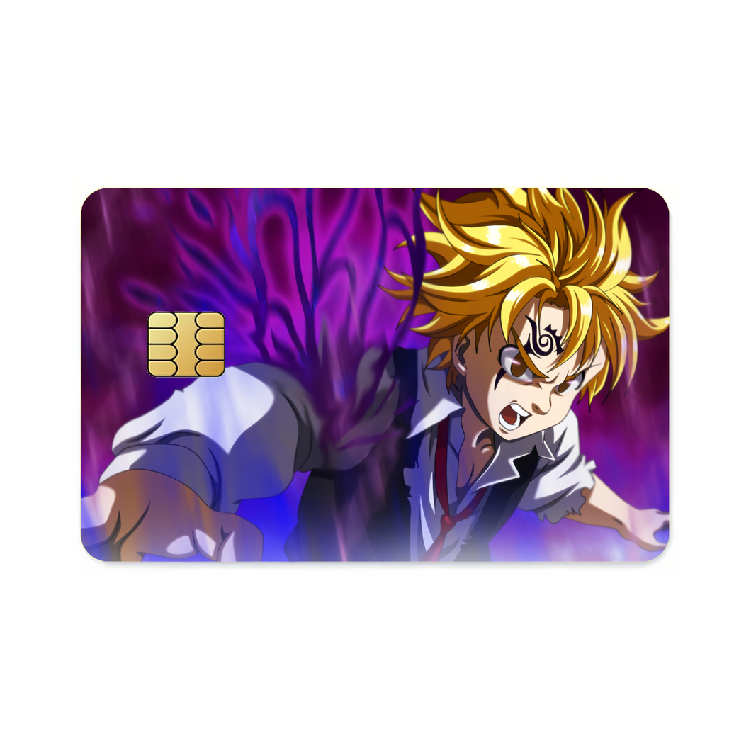 The Seven Deadly Sins Meliodas  Credit Card Skins (4-in-1 Pack)