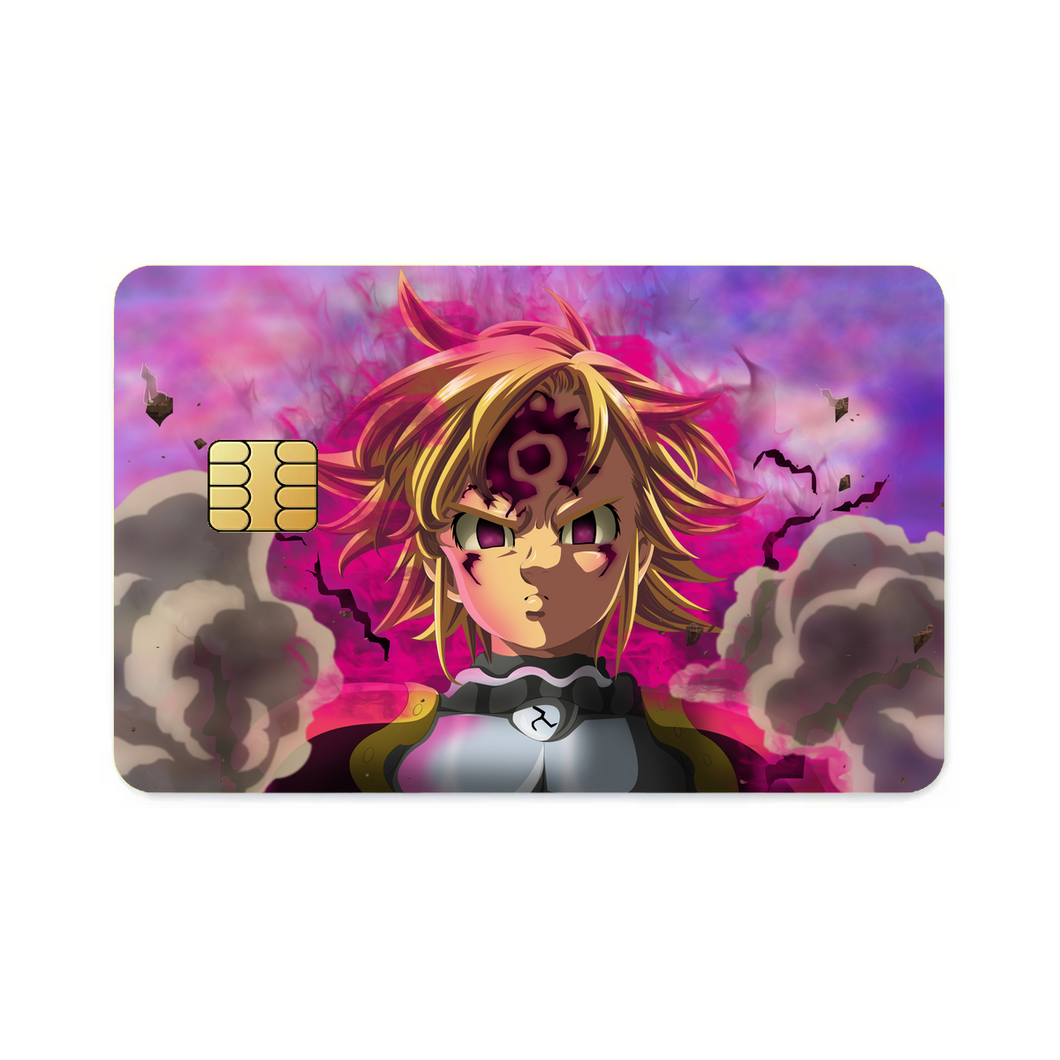 The Seven Deadly Sins Meliodas  Credit Card Skins (4-in-1 Pack)