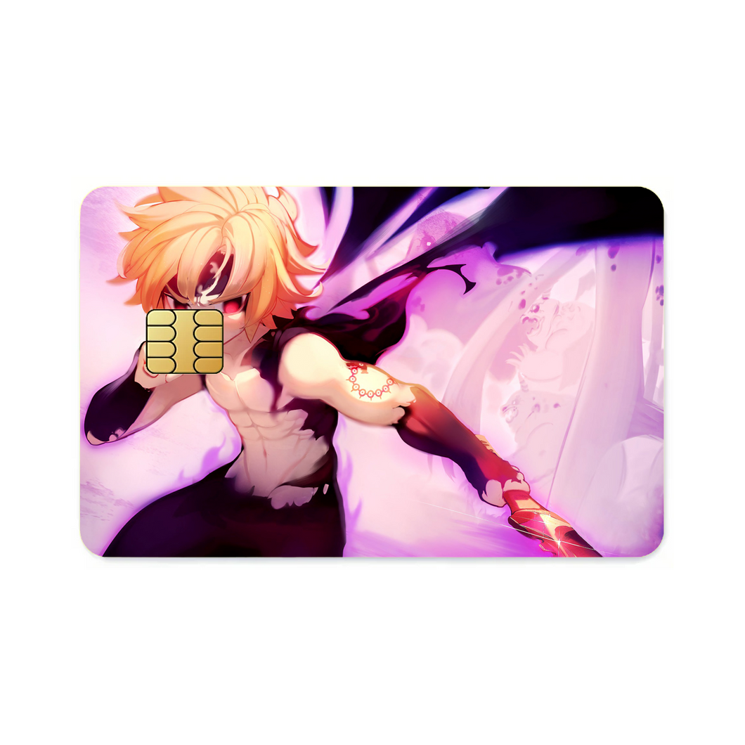 The Seven Deadly Sins Meliodas  Credit Card Skins (4-in-1 Pack)