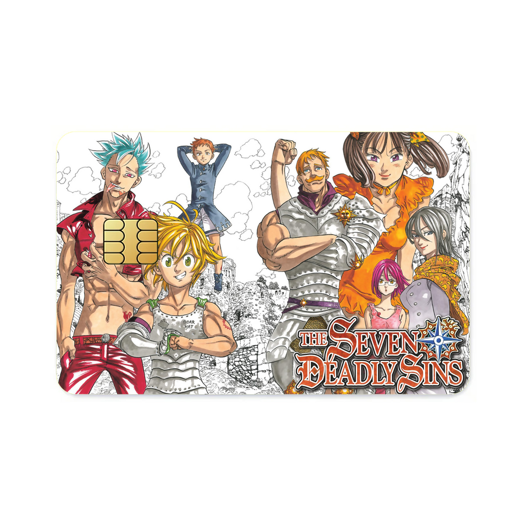The Sins are all here  Credit Card Skins (4-in-1 Pack)