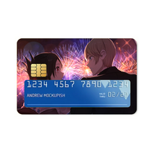 Load image into Gallery viewer, &quot;The sound of my heartbeat was so loud, I couldn&#39;t hear the fireworks.&quot; Credit Card Skins (4-in-1 Pack)
