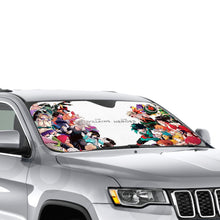 Load image into Gallery viewer, The Villains Vs The Heroes  Car Sunshade
