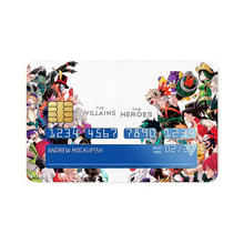 Load image into Gallery viewer, The Villains Vs The Heroes  Credit Card Skins (4-in-1 Pack)
