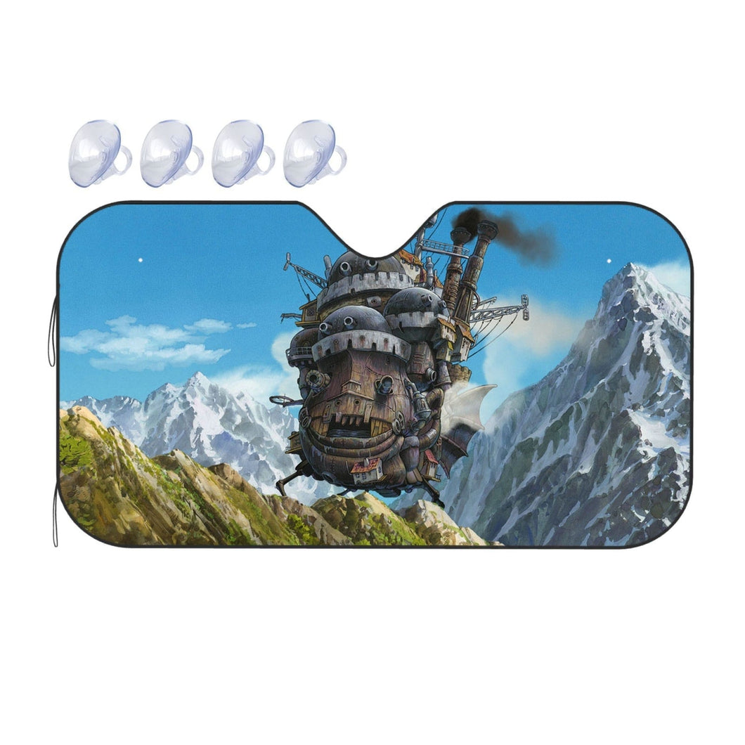 The walking castle Car Sunshade