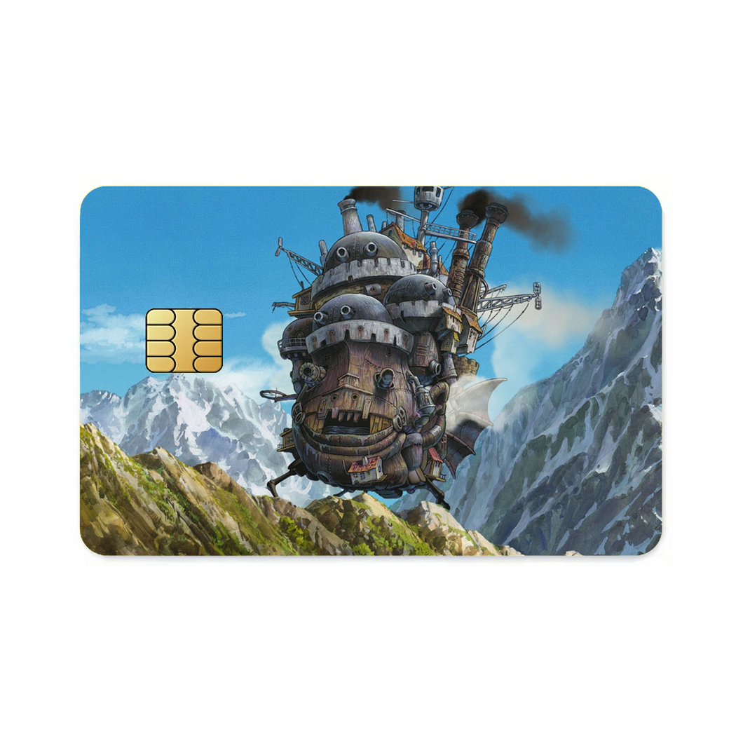 The walking castle Credit Card Skins (4-in-1 Pack)