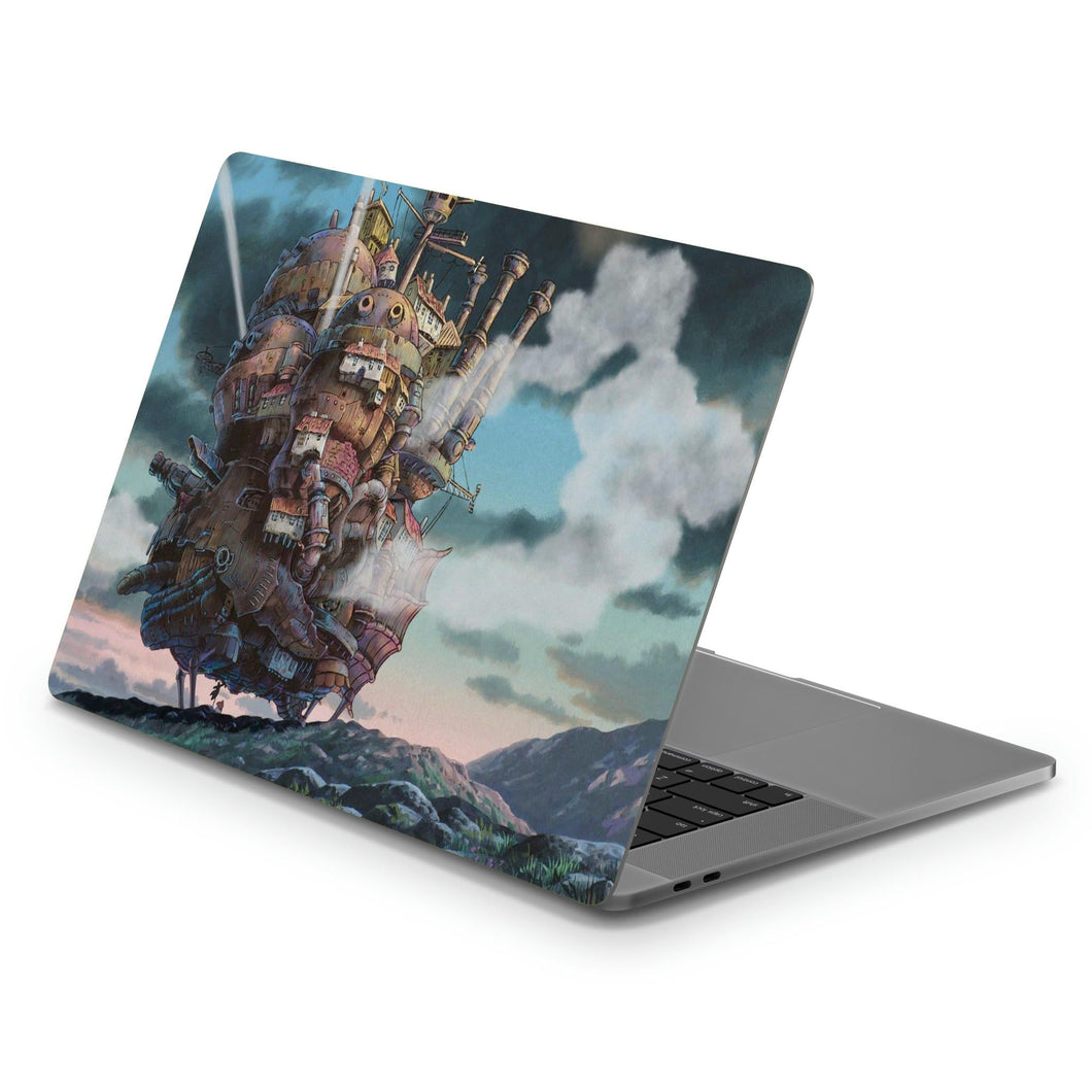 The walking castle  Macbook Skin