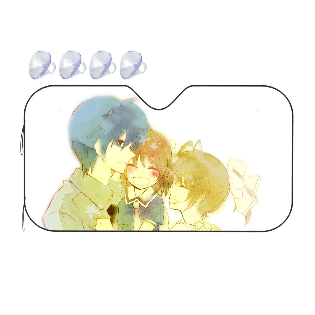 They're happy now Car Sunshade