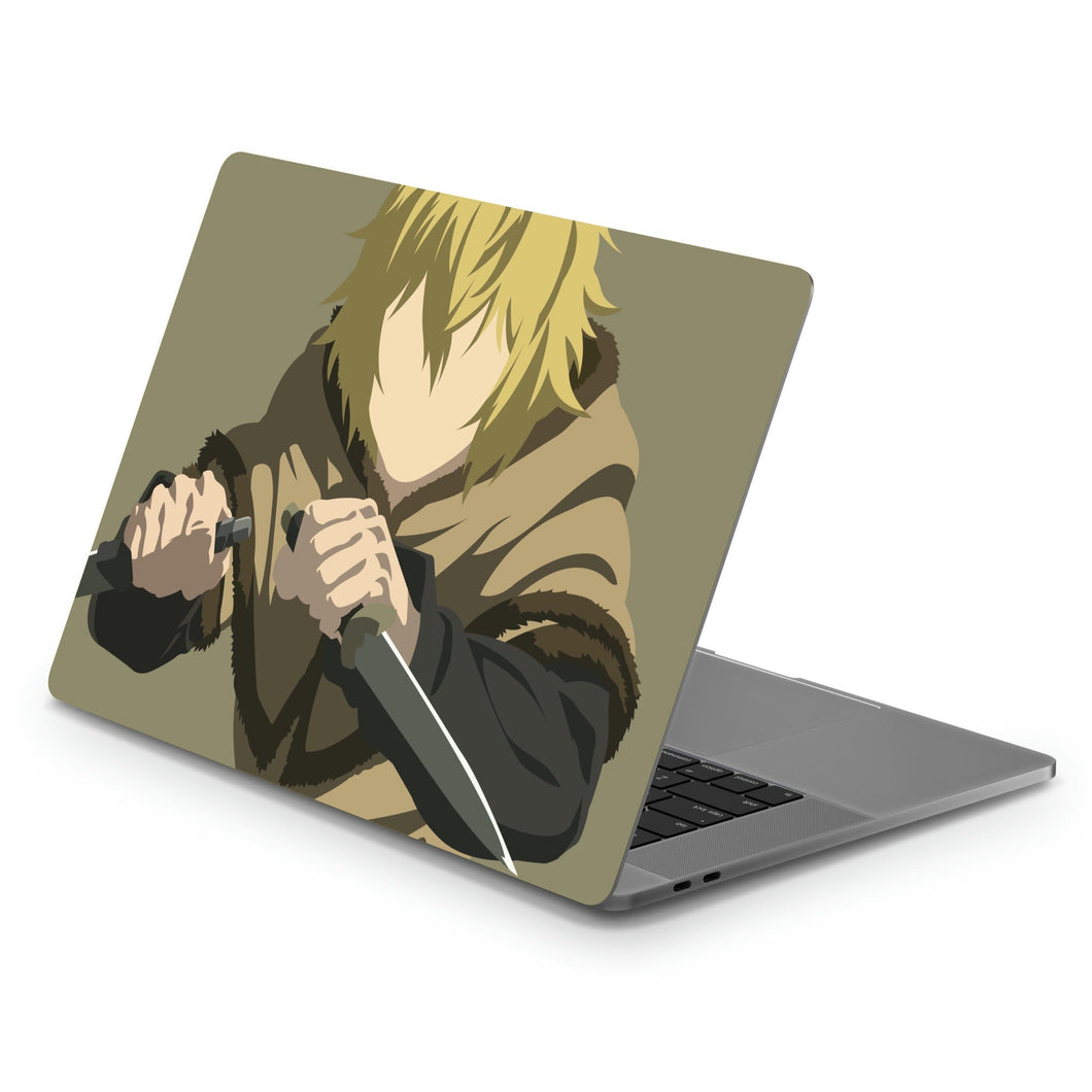 Thorfinn from Vinland Saga Minimalistfor Desktop  Macbook Skin