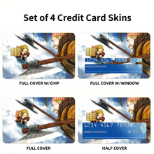 Load image into Gallery viewer, Thorfinn  vs Thorkell  Credit Card Skins (4-in-1 Pack)
