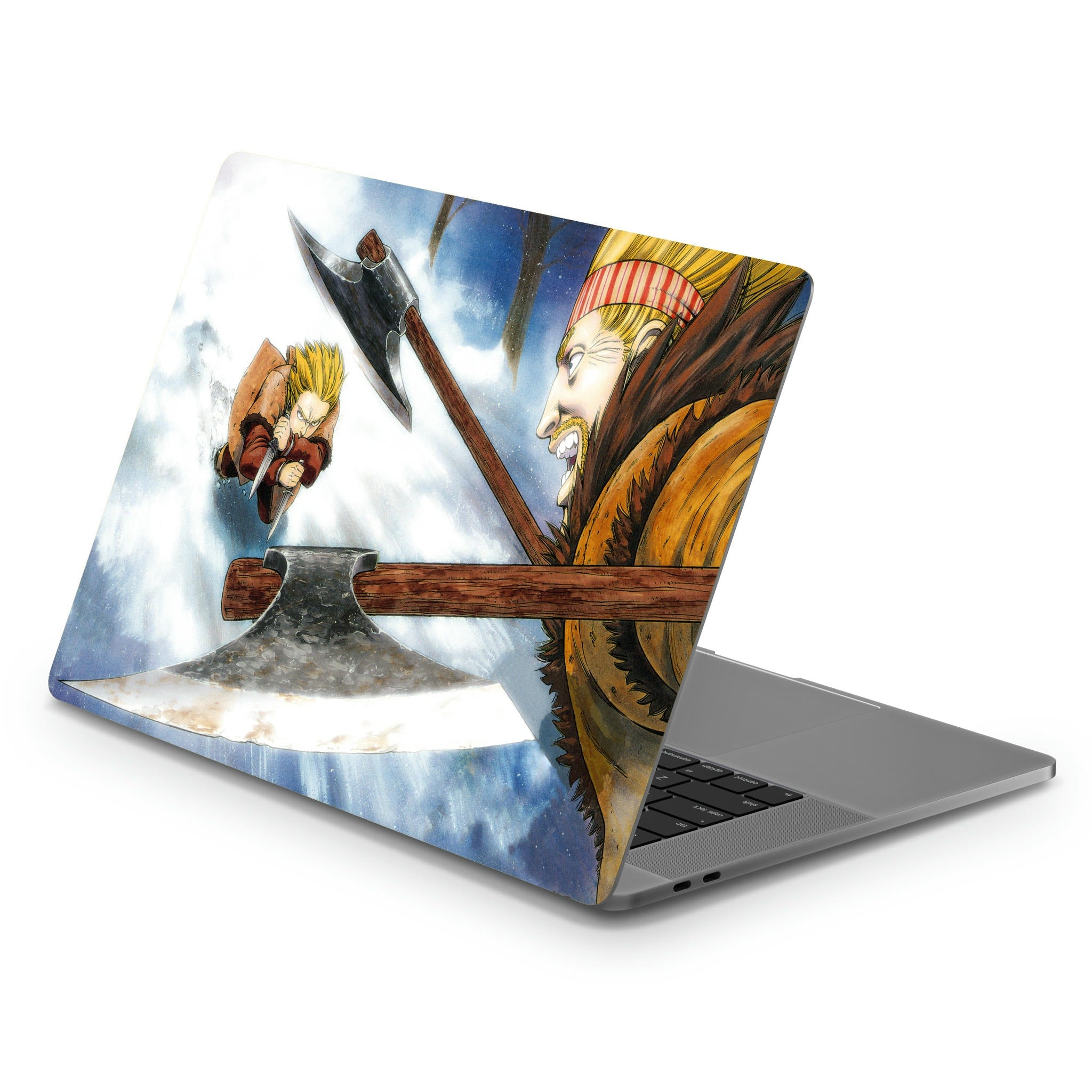 Thorfinn vs Thorkell Macbook Skin
