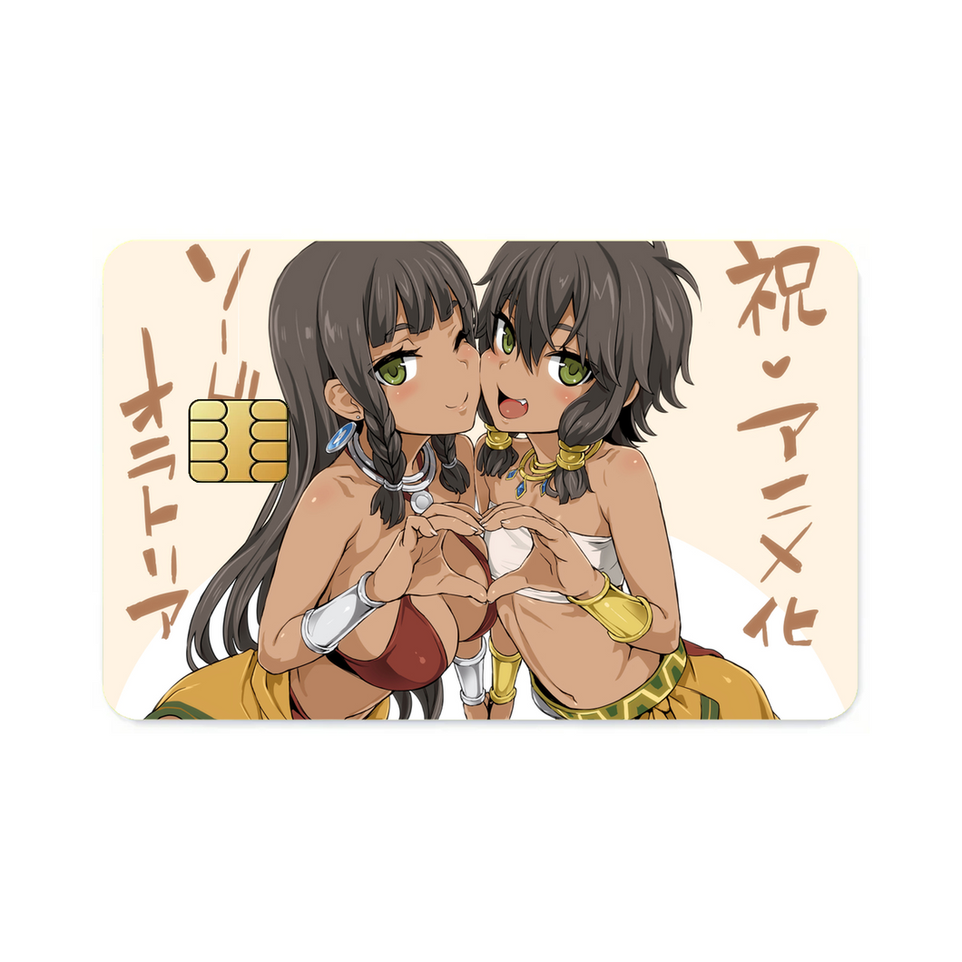 Tiona and Tione  Credit Card Skins (4-in-1 Pack)
