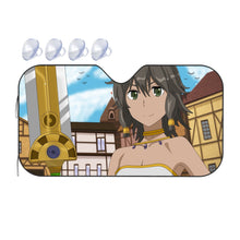 Load image into Gallery viewer, Tiona Hiryute, Dungeon ni Deai!  Car Sunshade

