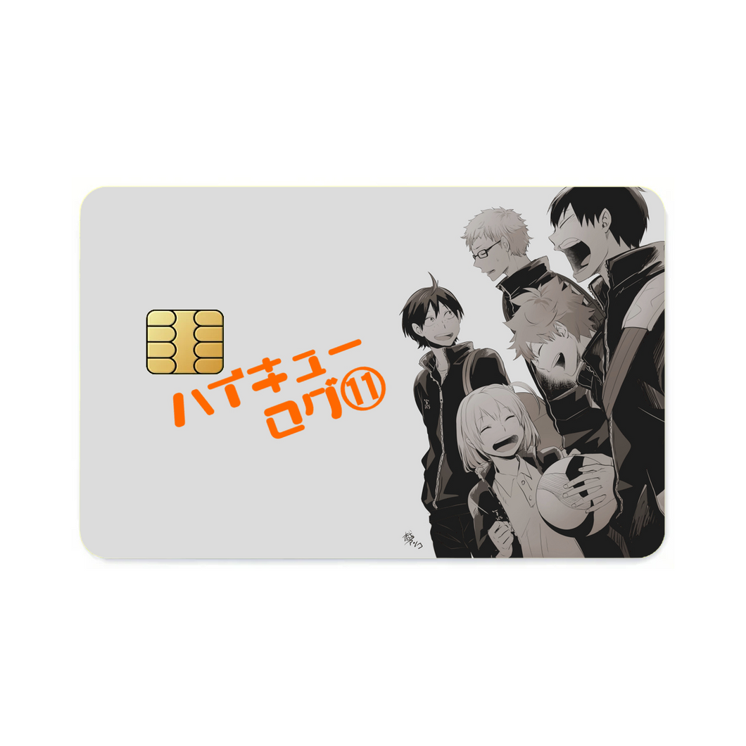 Tobio Teammates  Credit Card Skins (4-in-1 Pack)