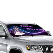 Load image into Gallery viewer, Tohak Yatogami - Purple  Car Sunshade
