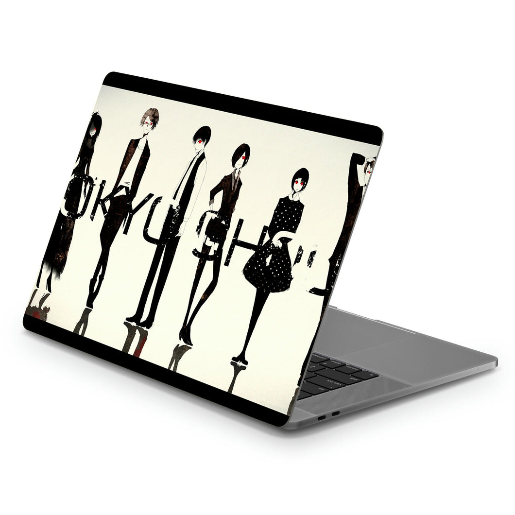 Tokyo Ghoul Ken Kaneki, Touka Kirishima, Rize Kamishiro  Macbook Skin