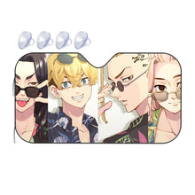 Load image into Gallery viewer, Tokyo Revengers Chifuyu Matsuno, Keisuke Baji  Car Sunshade
