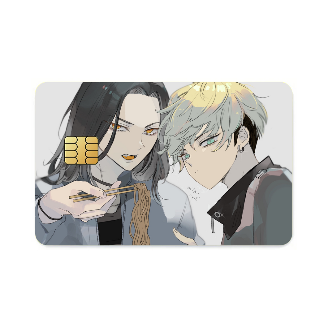 Tokyo Revengers Chifuyu Matsuno, Keisuke Baji  Credit Card Skins (4-in-1 Pack)