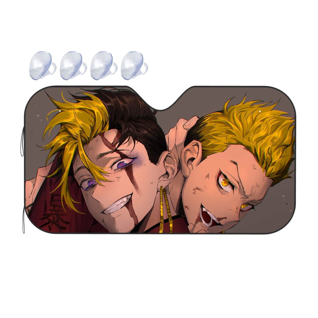 Tokyo Revengers Kazutora Hanemiya  Car Sunshade