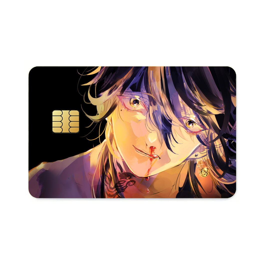 Tokyo Revengers Kazutora Hanemiya  Credit Card Skins (4-in-1 Pack)