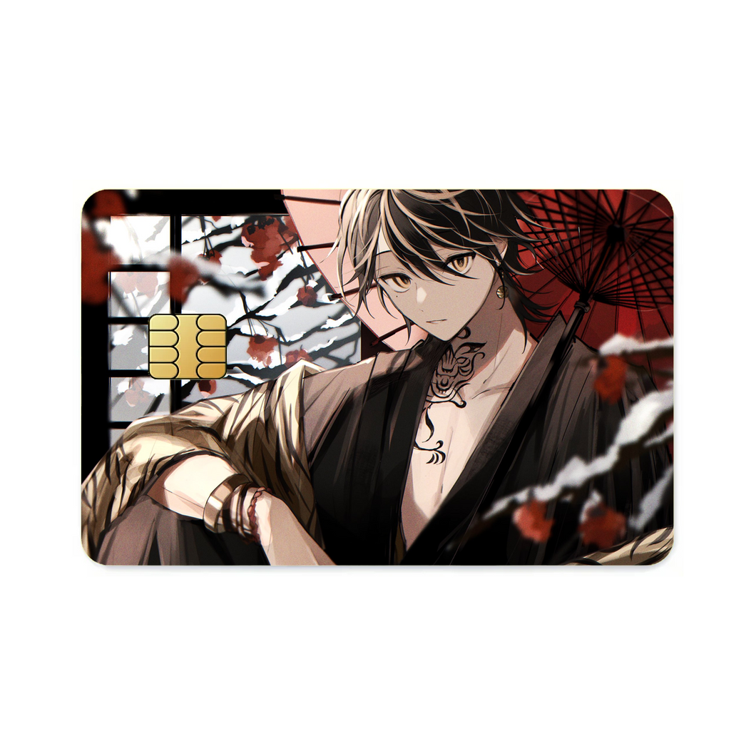 Tokyo Revengers Kazutora Hanemiya  Credit Card Skins (4-in-1 Pack)