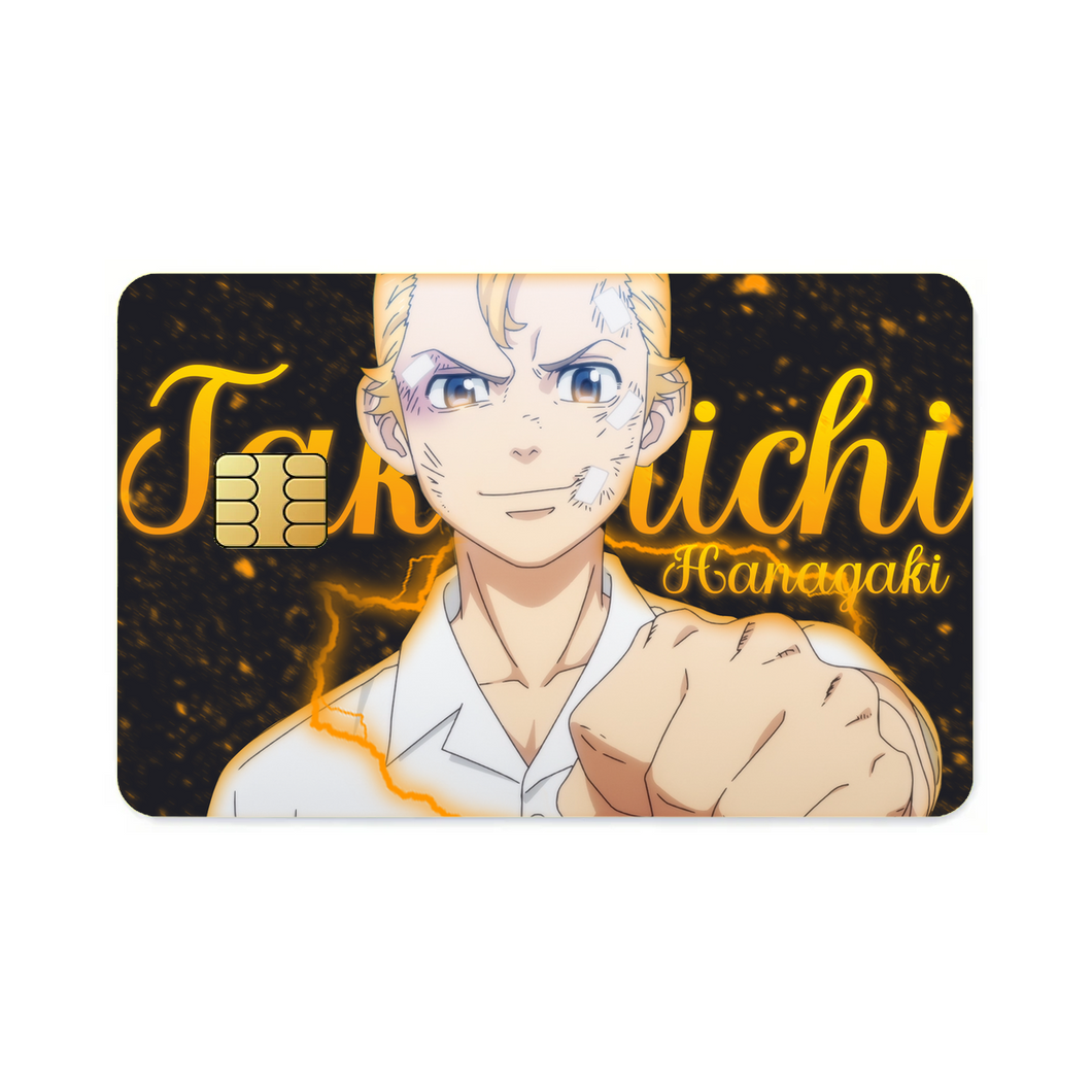 Tokyo Revengers Takemichi Hanagaki  Credit Card Skins (4-in-1 Pack)
