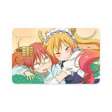 Load image into Gallery viewer, Tooru and Kobayashi  Credit Card Skins (4-in-1 Pack)
