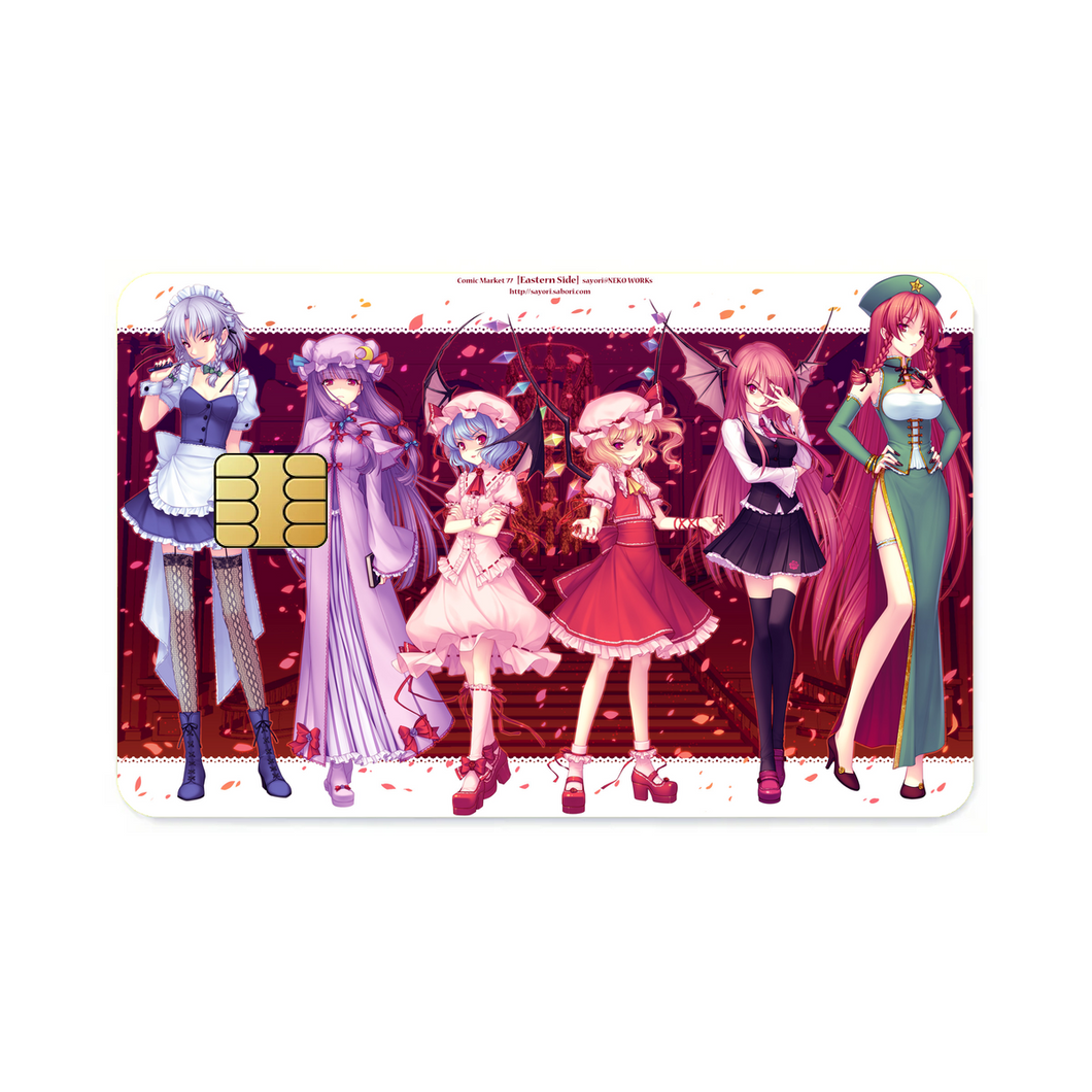 Touhou  Credit Card Skins (4-in-1 Pack)