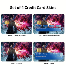 Load image into Gallery viewer, Touka Kirishima  Credit Card Skins (4-in-1 Pack)
