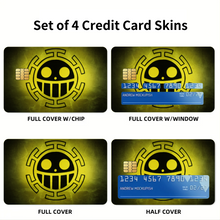 Load image into Gallery viewer, Trafalgar D. Water Law  Credit Card Skins (4-in-1 Pack)
