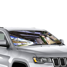 Load image into Gallery viewer, Train Station  Car Sunshade
