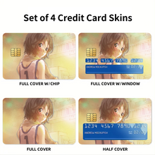 Load image into Gallery viewer, Tsubaki Sawabe  Credit Card Skins (4-in-1 Pack)
