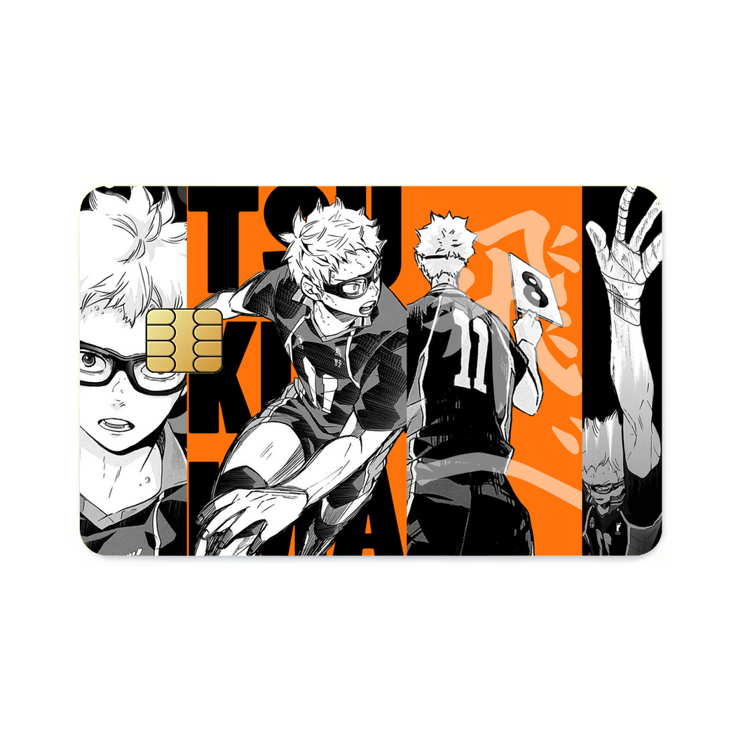 Tsukishima Kei  Credit Card Skins (4-in-1 Pack)
