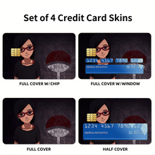 Load image into Gallery viewer, uchiha sarada  Credit Card Skins (4-in-1 Pack)
