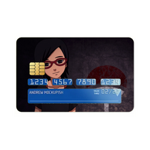 Load image into Gallery viewer, uchiha sarada  Credit Card Skins (4-in-1 Pack)
