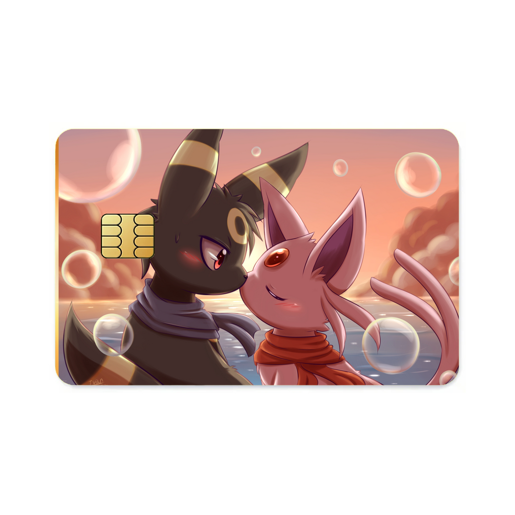 Umbreon and Espeon Credit Card Skins (4-in-1 Pack)