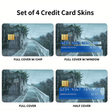 Load image into Gallery viewer, Under the rain  Credit Card Skins (4-in-1 Pack)
