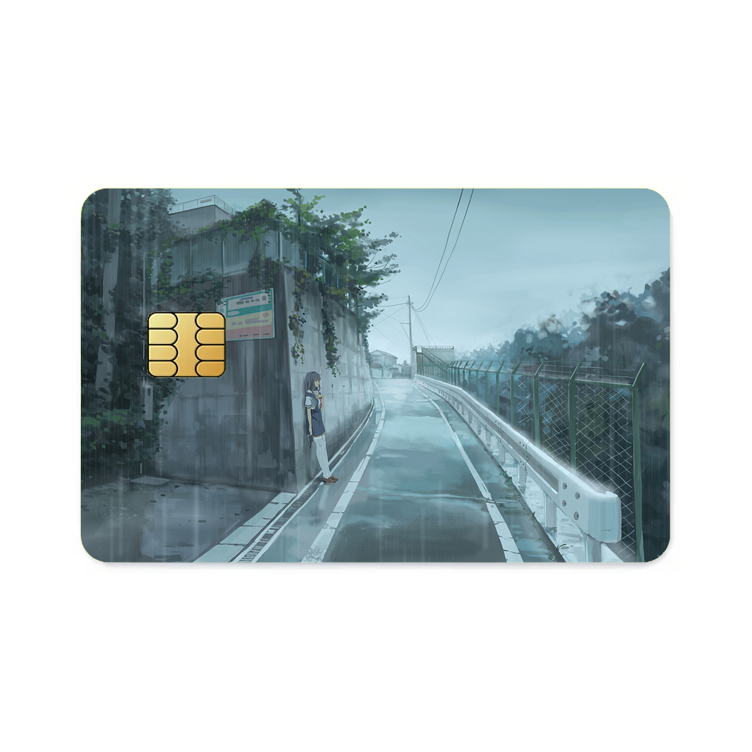 Under the rain  Credit Card Skins (4-in-1 Pack)