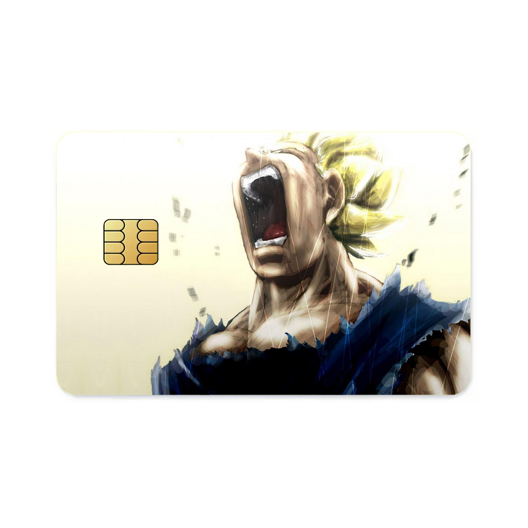 Vegeta Credit Card Skins (4-in-1 Pack)