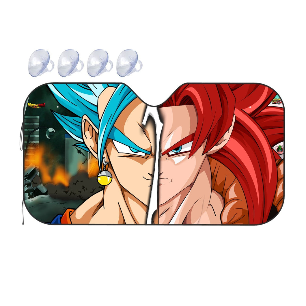 Vegeto + Gogeta  Car Sunshade