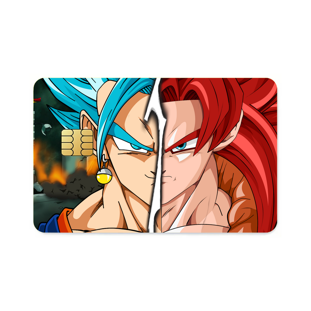 Vegeto + Gogeta  Credit Card Skins (4-in-1 Pack)