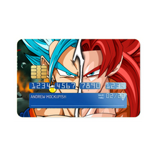 Load image into Gallery viewer, Vegeto + Gogeta  Credit Card Skins (4-in-1 Pack)
