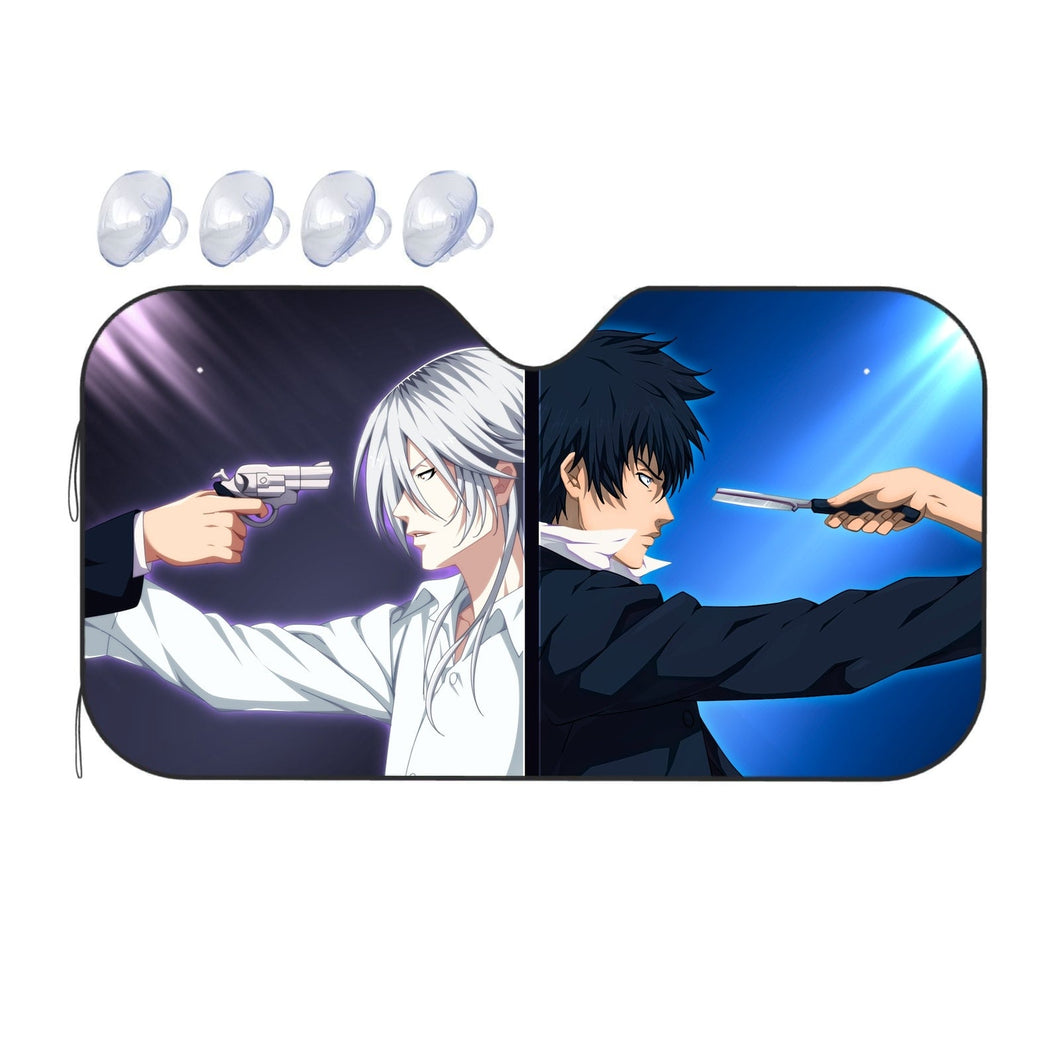 Villain and a hero  Car Sunshade