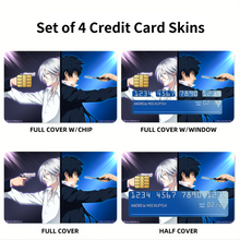 Load image into Gallery viewer, Villain and a hero  Credit Card Skins (4-in-1 Pack)

