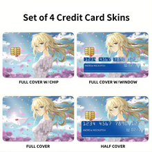 Load image into Gallery viewer, Violet Evergarden  Credit Card Skins (4-in-1 Pack)
