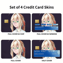 Load image into Gallery viewer, Violet Evergarden  Credit Card Skins (4-in-1 Pack)
