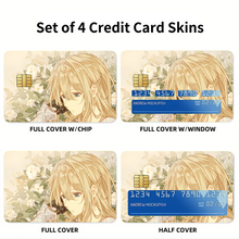 Load image into Gallery viewer, Violet Evergarden  Credit Card Skins (4-in-1 Pack)
