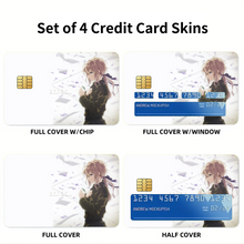 Load image into Gallery viewer, Violet Evergarden Violet Evergarden  Credit Card Skins (4-in-1 Pack)
